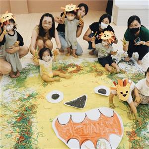 小獅子多多的鬃毛完成了！