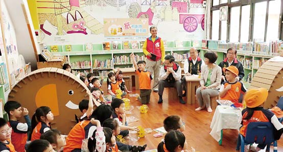 中市圖首座紙圖書館　落腳后里分館