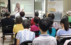 「尋回新生命—伊斯蘭信仰歸信心路歷」活動講座。(新北市立圖書館中和分館提供)