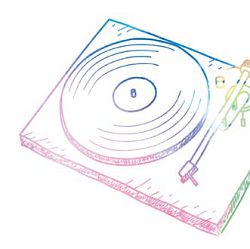 許石音樂圖書館展出許石的珍貴文物。