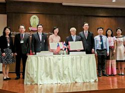 2018 年國家圖書館與泰國朱拉隆功大學合作建置泰國第一個「臺灣漢學資源中心」。