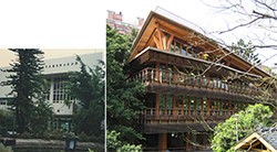 （左）改建前，（右）改建後（圖／台北市立圖書館北投分館提供）