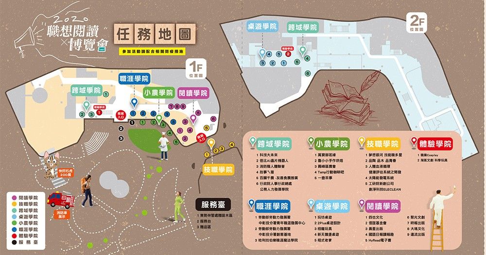 2020職想閱讀博覽會任務地圖