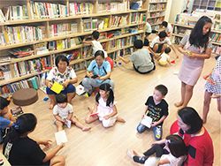 一樓兒童閱覽室是小朋友最喜愛的空間