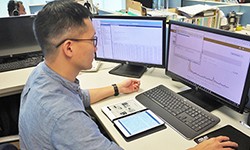 劉彥愷的工作內容主要為圖書館自動化系統管理與維護、電子書服務平台管理與維護