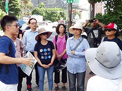 瑠公圳圳道沿線上閱覽室導覽，期許用圳道串聯圖書館群