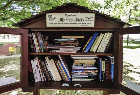 免費小圖書館宗旨「Take a Book, Share a Book」，希望能夠扮演社區圖書交換中心角色。