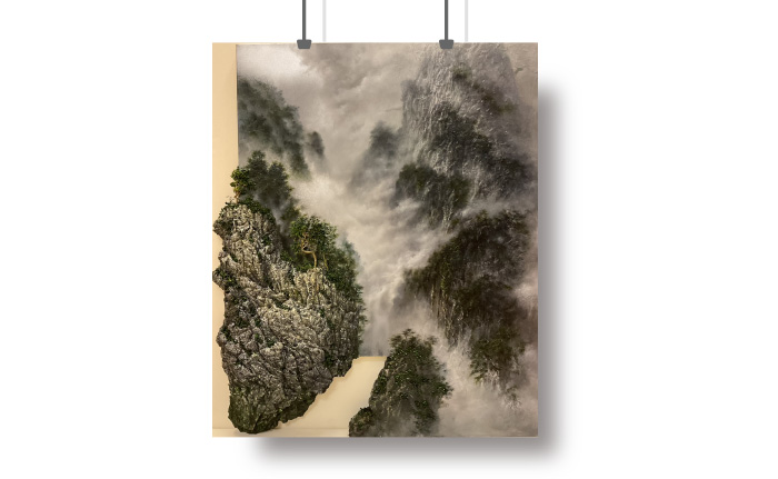 雲遊仙鄉 。作者／邱進雄