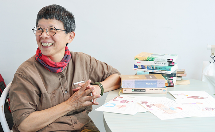 「想法是稍縱即逝的」，張友漁喜歡隨筆記錄當下的心情。