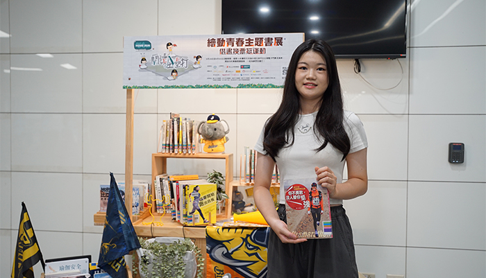 主題書展特別邀請3位在地學生代表作為閱讀青春代言人，象徵新生代閱讀力量的崛起。