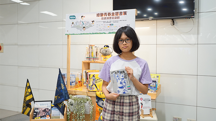 主題書展特別邀請3位在地學生代表作為閱讀青春代言人，象徵新生代閱讀力量的崛起。
