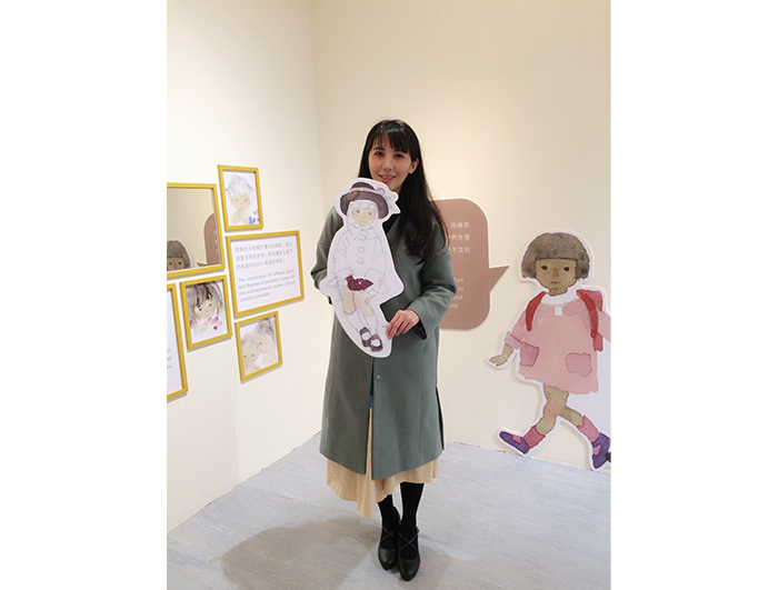 2018年時蘇懿禎至國立歷史博物館展出的《童•樂－岩崎知弘經典插畫展》觀展。