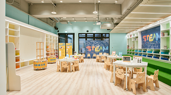 「STEAM任務探索站」讓孩子從「做中學」，在操作與調整中累積思考能力，建立閱讀與學科之間的連結。