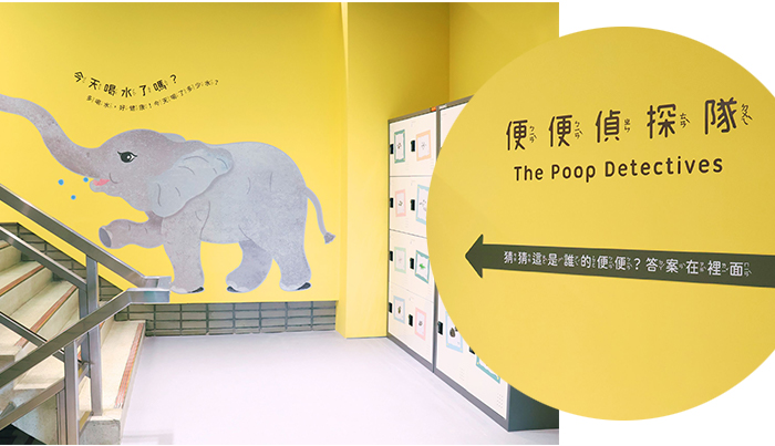 走廊空間與置物櫃蘊藏設計巧思，讓孩子在行走與日常中發現科學樂趣。