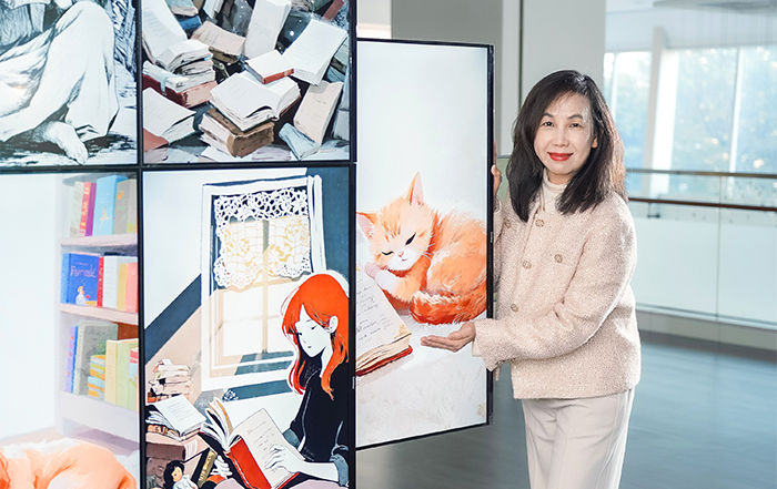 馬湘萍期待讀者從展區獲得實用資訊，為日常生活注入創新思考與想像。