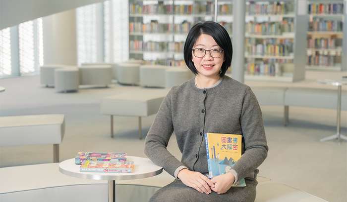 曾惠君表示，期待讓圖書館的節奏，細膩回應人們對知識的需求。