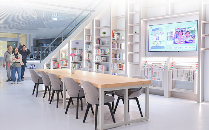 「新到圖書區」提供民眾最新的圖書資源。