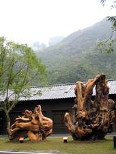 昔日林田山豐沛的林場資源，今日融合人的創作後更具靈氣。