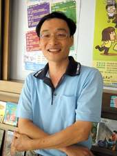 大安鄉立圖書館館長黃欽輝。