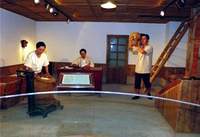 台塑企業文物館展出王永慶創業的嘉義米店實體模型