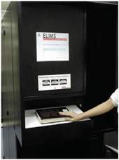 自助還書機。