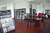 泰美親子圖書館的閱讀空間明亮舒適。