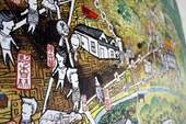 花蓮創意文化園區內特殊的文學地圖。