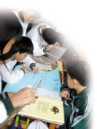 頂溪國小辦理融入課程的閱讀課。