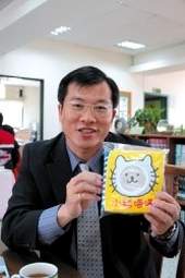 推動龍井鄉書香閱讀的鄉長林裕議。