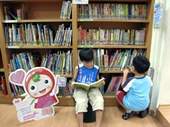 國中圖兒童室,設立校園閱讀認證專區。