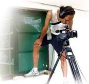 陳威廷導演在第一時間前進災區。