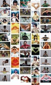 「心跳計畫」透過一張張照片，進行對災區的另類關懷。