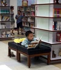 小朋友隨意閱讀更快活。