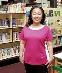 金峰鄉立圖書館館長賴薇如對於教育十分重視。