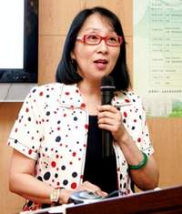 德明科技大學圖書館館長陳維華(耿詩婷攝)。