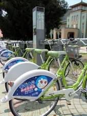 高雄市目前已設置超過50個單車租賃點。