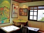 劉興欽漫畫暨發明展覽館內設有互動區，很適合親子共遊。