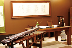 國家圖書館透過古代書房的意境陳設,讓民眾體驗古代文人的生活美學經驗。