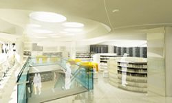 館內光線明亮、空間寬敞，相當舒適宜人。