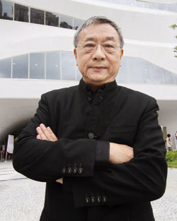 潘冀是第一位，也是目前唯一獲得美國建築師最高榮譽FAIA認定的臺灣建築師。(潘云薇攝)