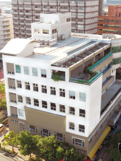 八里分館外觀。