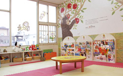 信誼基金會捐贈「嬰幼兒閱讀專區」給新象繪本館。