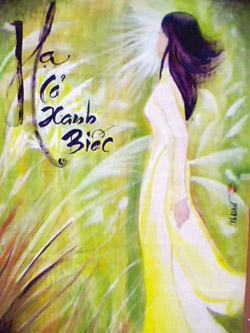 移工陳氏桃畫出越南女性之美。