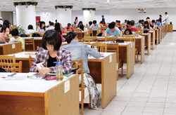 桃園市立圖書館是市民閱讀好所在。