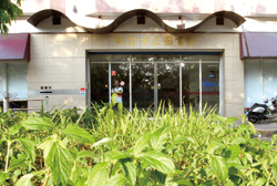 桃園市立圖書館外觀。