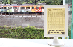 坐在迷人的觀景窗前看書,可以看到臺灣最美的平溪支線彩繪火車。