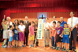 全臺首座「有聲書籍愛的書庫」，9月10日在臺中市惠明學校啟用。
