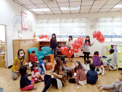 復興圖書館的嬰幼兒閱讀室。