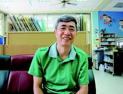 竹東鎮立圖書館彭子修館長。