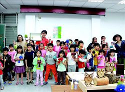 館方舉辦的研習活動，深受社區大小朋友的喜愛。
